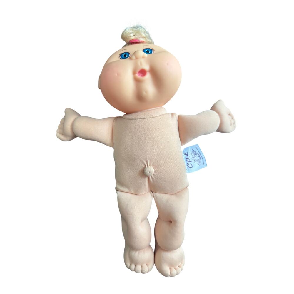 Cabbage Patch Kids CPK VTG 2004 Play Along Baby Doll Blonde‎ Hair Blue Eyes